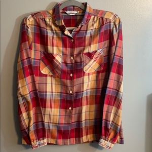 Bobbie Brooks Button Down Plaid, Western
